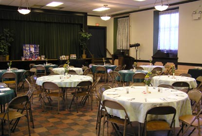 Photo of the social hall